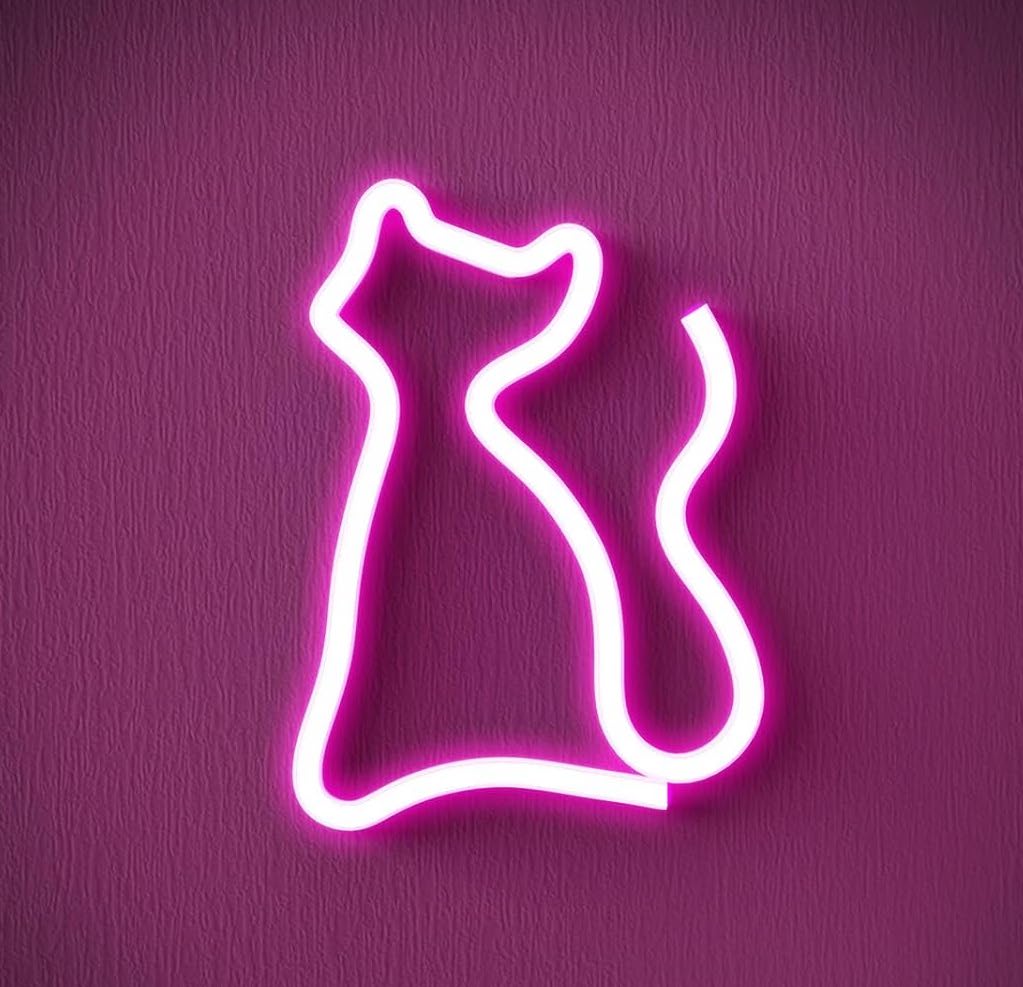Letrero Neón - Gato