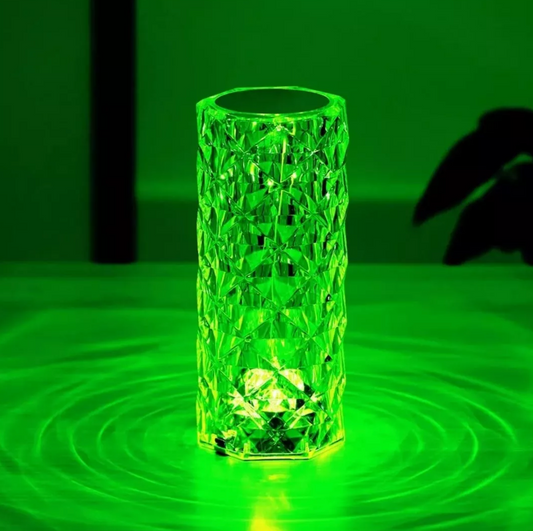 Lámpara CrystalGlow - Luz Efecto Diamante Táctil