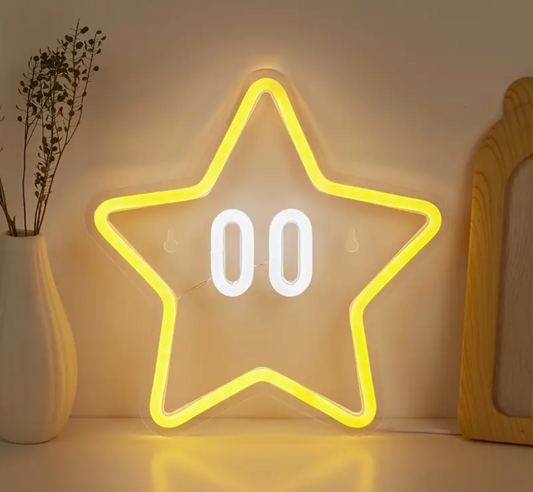 Letrero Neón - Estrella